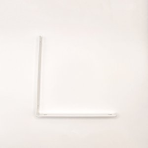 Suporte (Cantoneira) P/ Móveis 6" Kit C/ 12 Pcs - Branco