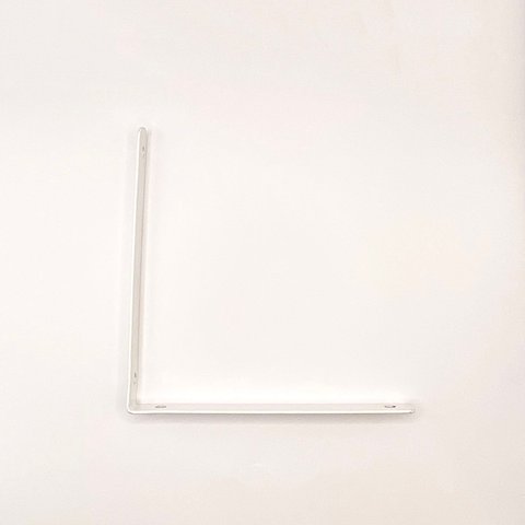 Suporte (cantoneira) P/ Móveis 6" Kit C/ 12 Pcs - Branco