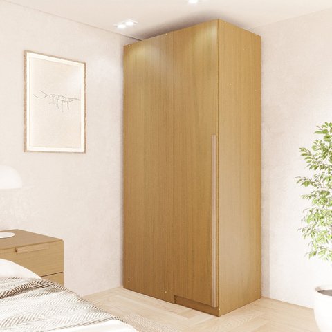 Módulo de Canto Linear 1 Porta Jade CabeCasa MadeiraOriginals