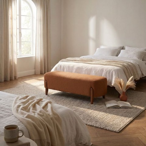 Recamier Puff 195 cm Royale Bouclê B05 - D'Rossi