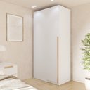Ver imagem 1 de Módulo de Canto Linear Planejado 1 Porta Jade CabeCasa MadeiraOriginals Branco/Fosco