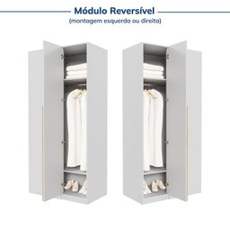 Módulo de Canto Linear 1 Porta Jade Cabecasa Madeiramadeira - 10