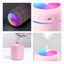 Ver imagem 4 de Kit 02 Umidificador de Ar Rosa Aromatizador Ultrassônico 300ml USB LED RGB