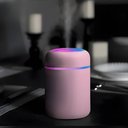 Ver imagem 5 de Kit 02 Umidificador de Ar Rosa Aromatizador Ultrassônico 300ml USB LED RGB
