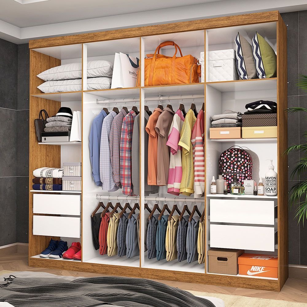 Closet Casal Rubi 4 Gavetas | MadeiraMadeira