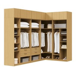 Guarda-roupa Modulado de Canto 10 Peças 18 Portas Jade Cabecasa Madeiramadeira - 5