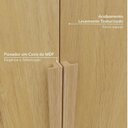 Ver imagem 6 de Guarda-Roupa Modulado de Canto 10 Peças 18 Portas Jade CabeCasa MadeiraOriginals Amarelo/Avelã
