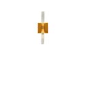 Ver imagem 1 de Arandela 6W Metal e Cristal Dourado-Sindora