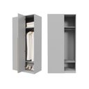 Ver mais imagens de Módulo de Canto Linear Planejado 1 Porta Jade CabeCasa MadeiraOriginals Cinza/Urbano