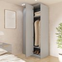 Ver imagem 2 de Módulo de Canto Linear Planejado 1 Porta Jade CabeCasa MadeiraOriginals Cinza/Urbano