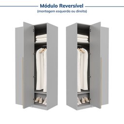 Módulo de Canto Linear 1 Porta Jade Cabecasa Madeiramadeira - 10