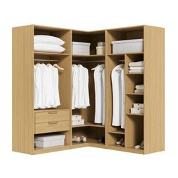 Guarda-roupa Modulado 3 Peças 6 Portas Jade Cabecasa Madeiramadeira - 5