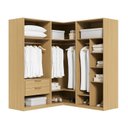 Ver imagem 5 de Guarda-Roupa Planejado 3 Peças 6 Portas Jade CabeCasa MadeiraOriginals Amarelo/Avelã