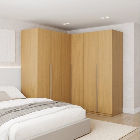 Guarda-roupa Modulado 3 Peças 6 Portas Jade CabeCasa MadeiraOriginals