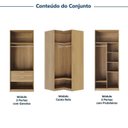 Ver imagem 4 de Guarda-Roupa Planejado 3 Peças 6 Portas Jade CabeCasa MadeiraOriginals Amarelo/Avelã