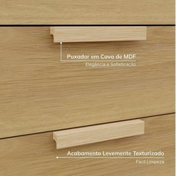 Guarda-roupa Modulado 3 Peças sem Portas Jade CabeCasa MadeiraMadeira - 6