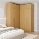 Ver imagem 1 de Guarda-roupa Modulado 6 Peças 12 Portas Jade CabeCasa MadeiraOriginals