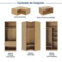 Ver imagem 4 de Guarda-roupa Modulado 6 Peças 12 Portas Jade CabeCasa MadeiraOriginals