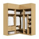 Ver imagem 5 de Guarda-roupa Modulado 6 Peças 12 Portas Jade CabeCasa MadeiraOriginals