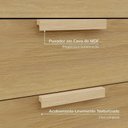 Ver imagem 6 de Guarda-Roupa Planejado 3 Peças sem Portas Jade CabeCasa MadeiraOriginals Amarelo/Avelã