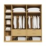 Guarda-roupa Modulado 3 Peças sem Portas Jade CabeCasa MadeiraOriginals - 5