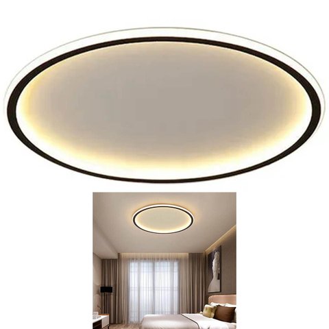 Luminaria Paflon Led 3 Tons Iluminaçao Teto Decoraçao Sala Estar Casa Loja Comercio Quarto Empresa