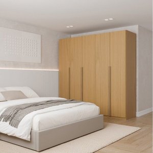 Guarda-roupa Modulado 3 Peças 5 Portas Jade Cabecasa Madeiramadeira