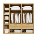 Ver imagem 5 de Guarda-Roupa Planejado 3 Peças 5 Portas Jade CabeCasa MadeiraOriginals Amarelo/Avelã