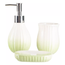 Ver imagem 1 de Kit Banheiro Lavabo Saboneteira Líquida 3 Peças / Degradê Pgb Kit Banheiro Degradê