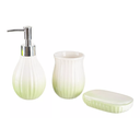 Ver imagem 2 de Kit Banheiro Lavabo Saboneteira Líquida 3 Peças / Degradê Pgb Kit Banheiro Degradê