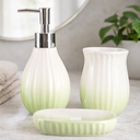 Ver imagem 2 de Kit Banheiro Lavabo Saboneteira Líquida 3 Peças / Degradê Pgb Kit Banheiro Degradê