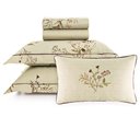 Ver imagem 3 de Jogo de Cama Queen 300 Fios Margo 5 Peças - Karsten Estampado