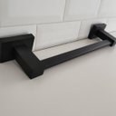 Ver imagem 6 de Porta Toalha De Rosto Para Parede Toalheiro Para Banheiro Lavabo Quadrado Black Matte
