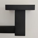 Ver imagem 7 de Porta Toalha De Rosto Para Parede Toalheiro Para Banheiro Lavabo Quadrado Black Matte