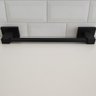 Porta Toalha De Rosto Para Parede Toalheiro Para Banheiro Lavabo Quadrado Black Matte - 2