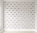 Ver imagem 1 de Papel de parede lacinho infantil para quarto de bebê menina M² PP132