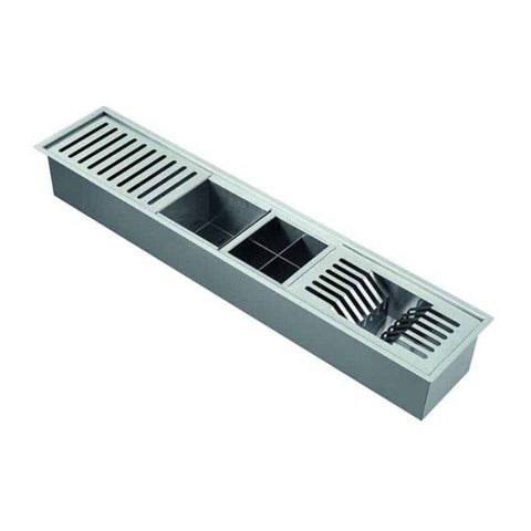 Calha Úmida Dry Organizador com Acessórios 9,27x19x15cm Lexxa