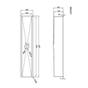 Ver imagem 2 de Calha Úmida Dry Organizador com Acessórios 9,27x19x15cm Lexxa