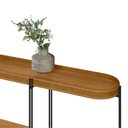 Ver imagem 4 de Kit Aparador para Sala e Mesa de Centro com Tampo Arredondado Mônica Nature