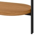 Ver imagem 3 de Kit Aparador para Sala e Mesa de Centro com Tampo Arredondado Mônica Nature