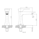 Ver imagem 3 de Torneira para Banheiro 1/4 de Volta Bica Baixa Anglo Lexxa