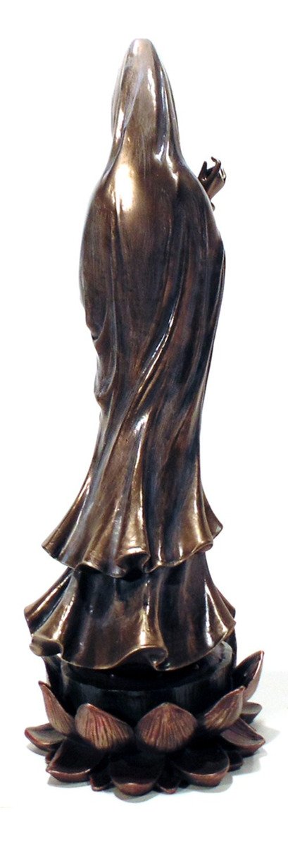 Kuan Yin Grande Mod 00028 By Veronese Pinga Aguá Bronzeada - 4