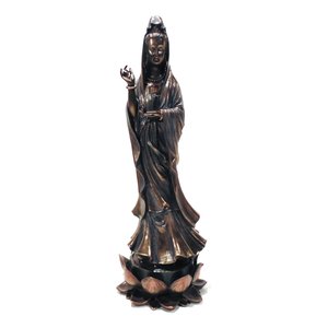 Kuan Yin Grande Mod 00028 By Veronese Pinga Aguá Bronzeada