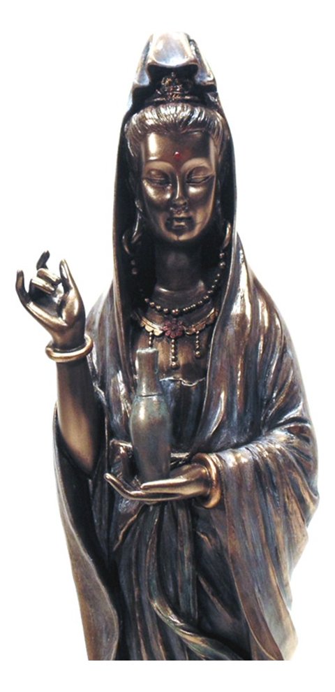 Kuan Yin Grande Mod 00028 By Veronese Pinga Aguá Bronzeada - 2