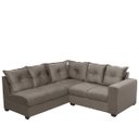 Ver imagem 2 de Sofá de Canto Califórnia Espuma Densidade D28, 1,66x1,83 Metros, 4 Lugares, com Molas Espirais, Capu