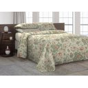 Ver imagem 1 de Cobre Leito Casal Padrão com Fronhas Piquet Algodão 3 Peças