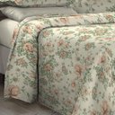 Ver imagem 2 de Cobre Leito Casal Padrão com Fronhas Piquet Algodão 3 Peças