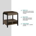 Ver imagem 3 de Mini Bar Habitat Madeirado e Tubos Pretos