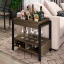 Ver imagem 1 de Mini Bar Habitat Madeirado e Tubos Pretos