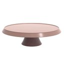 Ver imagem 4 de Kit 3 Porta Bolos Tortas Doces 25cm Bubble com Cúpula e Pé Crippa Amêndoa Padaria Hotel